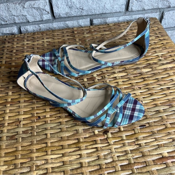 J. Crew Plaid Sandals - Picture 2 of 7